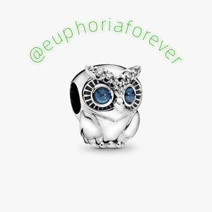 Pandora Sparkling Owl Charm